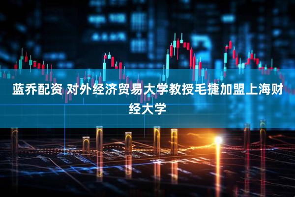 蓝乔配资 对外经济贸易大学教授毛捷加盟上海财经大学