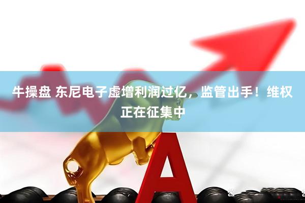 牛操盘 东尼电子虚增利润过亿，监管出手！维权正在征集中