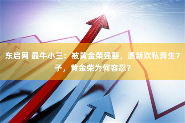 东启网 最牛小三：被黄金荣强娶，遇新欢私奔生7子，黄金荣为何容忍？