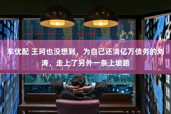 车优配 王珂也没想到，为自己还清亿万债务的刘涛，走上了另外一条上坡路